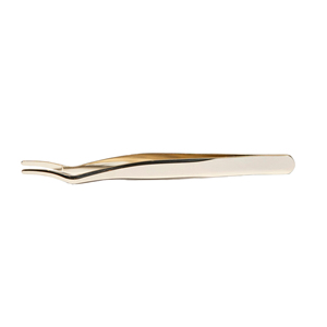 Slanted Tip <b>Makeup</b> Eye Lash Tweezers Eyelash Extension Tools with Eyelash Curler and Eyelash Applicator - Product Image 2