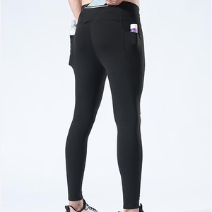 Customized Men's Compression Running Leggings Quick Dry Breathable Gym Fitness Sports Tights For Men's - Product Image 3