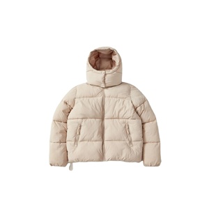 Vestes matelassées classiques pour femmes, très vendues, avec capuche, logo, fermeture éclair, style décontracté - Product Image 5