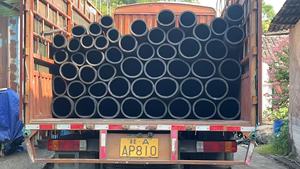 MI XIANG <b>Flexible</b> Rubber Hose Red and Gray Corrugated Pipe for Industrial Use Dredging Hose <b>Flexible</b> Suction Hose - Product Image 5