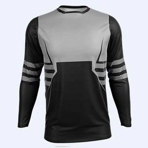 Jersey de Motocross Personalizado, Nuevo Diseño, Corto, Resistente al Viento, Talla Grande, Anti-UV, Transpirable, para Motocross, Todoterreno, Descenso - Product Image 1