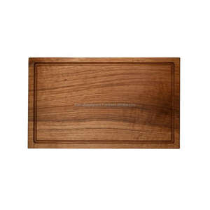 Tabla de cortar con acabado natural para acampar, fácil de limpiar, fácil de guardar, apta para lavavajillas - Product Image 1