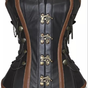 คอร์เซ็ตของผู้หญิงวินเทจชุดกระชับสัดส่วนเซ็กซี่แบบโอเวอร์บัสเทจคอร์เซ็ทผ้าบอร์เคดระบายอากาศทันสมัยสำหรับขนาดใหญ่พิเศษ - Product Image 1