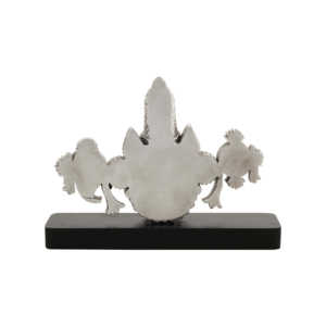 Idole 3D du Visage du Seigneur Balaji à Détails Complexes, en Métal Plaqué Argent Poli, Décoration Religieuse pour la Maison et le Temple, Style Moderne, Traditionnel et Antique - Product Image 3