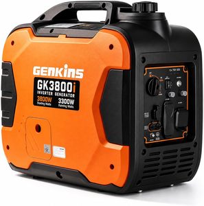 Electronics 3800W Low Noise <b>Gas</b> Inverter Generator Pull Start Fuel Saving Portable Generator for RV <b>Camping</b> and Outdoor Use - Product Image 1