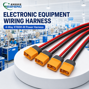 Rangkaian Kabel Silikon XT60 Khusus - 12AWG/14AWG Konektor Baterai Lipo Tahan Suhu Tinggi untuk Peralatan Rumah Tangga Elektronik - Product Image 1