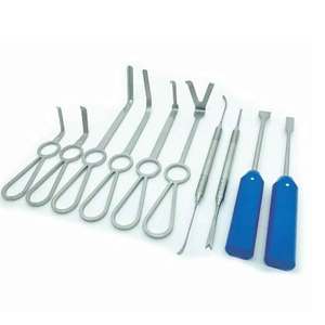 Kit chirurgical d'ostéotomie maxillo-faciale Azicon, ensemble d'instruments de chirurgie orthognathique mini-invasive (MIOS) en 10 pièces - Product Image 1