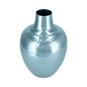 Jarrón de flores de latón y hierro de aluminio de diseño moderno, recién llegado, maceta de Metal para decoración de oficina en casa, jarrón de suelo para boda - Product Image 4