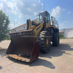 Chargeuse sur pneus Komatsu WA600-3 d'occasion de haute qualité, d'origine japonaise, capacité de charge nominale de 6 tonnes, moteur Caterpillar et pompe CAT en stock, à vendre - Product Image 2