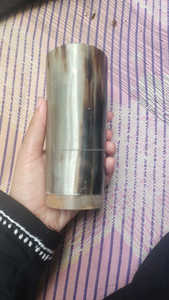 แก้วลายหมีแบบวินเทจทำมือรูปเขาสัตว์แกะสลักแบบสั้นทำด้วยมือทำจากธรรมชาติสไตล์สัตว์โบราณออกแบบได้ตามที่ต้องการ - Product Image 4