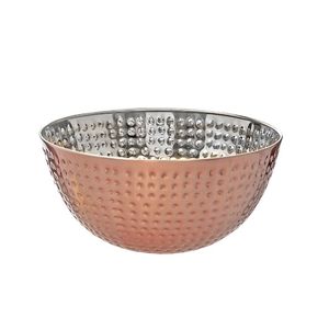 Ensemble de bols en cuivre gaufré faits à la main, bols de service modernes en métal, vaisselle décorative pour offrir en cadeau - Product Image 2