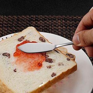 Ensemble de 2 couteaux à beurre et à fromage en acier inoxydable pour la cuisine, le restaurant, les fêtes, parfait pour étaler le beurre - Product Image 3