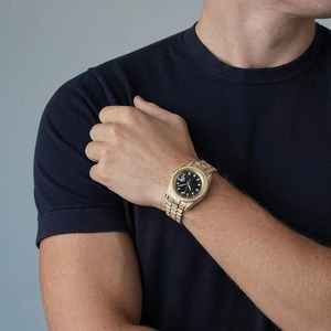 Fully Iced Out Stainless Steel Quartz Movement Mossanite Watch From India Manufacturer VVS Moissanite Diamond Watch - Product Image 3