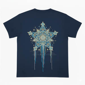 Camiseta de Algodón Suave con Estilo Vintage, Bordado Desgastado, Manga Larga, Cómoda, Moderna y Casual - Product Image 6