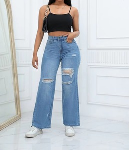 Jeans Rectos para Mujer 2026, Pantalones Vaqueros Holgados con Corte Moderno, Pantalones Casuales de Mezclilla, Jeans Rotos de Pierna Ancha para Mujer - Product Image 5