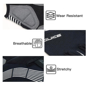 Gants de cyclisme rembourrés à demi-doigts, gants de vélo anti-chocs, antidérapants, respirants, de haute qualité avec OEM - Product Image 5