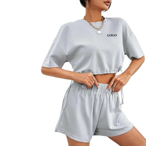 ชุดเซ็ต 2 ชิ้นสำหรับผู้หญิงไซส์ใหญ่ ขายดี ผ้าฝ้าย 100% ระบายอากาศได้ดี สวมใส่สบาย เหมาะสำหรับฤดูใบไม้ผลิ/ฤดูร้อน - Product Image 4