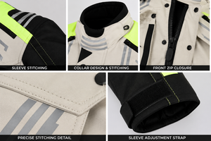 Adventure Motorcycle <b>Jacket</b> Waterproof Reflective CE Armor Textile Riding <b>Jacket</b> OEM Wholesale Manufacture - Product Image 4
