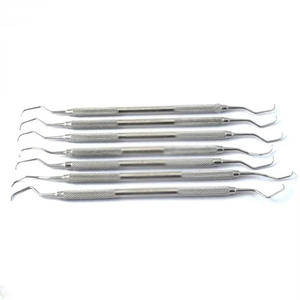 Juego de 11 Curetas Dentales, 7 Curetas Periodontales Gracey 1/2-13/14 y 4 Curetas Quirúrgicas Lucas 85-88 - Product Image 2