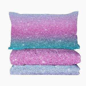 Ultra Soft Romantic All-Season 3-Piece Reversible <b>Comforter</b> <b>Set</b> Twin Size Quilt Bedding - Product Image 6