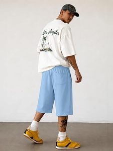 High Quality Custom Acid Washed Sweat Terry French Terry <b>Shorts</b> <b>Men</b> Quick Dry Fitness Gym <b>Shorts</b> Vintage Distressed Wholesale - Product Image 4