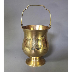 Customized Shape Brass Made <b>Ice</b> Bucket Handcrafted Metal Design for Wedding and Parties Regular Size with Carton Packing Supply - Product Image 3