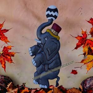 Arte de pared de Metal personalizado de nueva fábrica, decoración de pared de elefante salvaje, cuadro colgante para el hogar, cafetería, restaurante, Hotel y oficina - Product Image 3