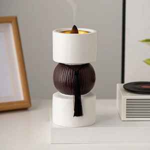 Porte-encens en résine arabe moderne personnalisé pour le Ramadan, l'Aïd, les mariages, design tendance, haute qualité, Mubkhar & brûleur d'oud - Product Image 4