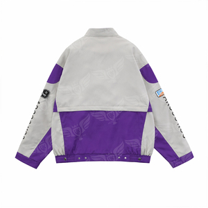 Chaqueta de Carreras Personalizada, Chaqueta Bomber con Logotipo de Equipo, Chaqueta Varsity de Estilo Deportivo Vintage - Product Image 2