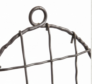 Fine Quality Rustic Metal <b>Wire</b> Storage <b>Basket</b> Rectangle <b>Hanging</b> Multi-Purpose Neatening Container - Product Image 2