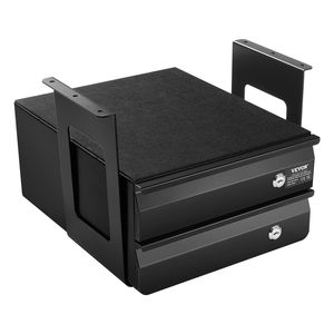 ลิ้นชัก2-13 "แบบล็อกได้ลิ้นชักจัดระเบียบใต้โต๊ะแบบเลื่อนออกได้ลิ้นชักจัดระเบียบสำหรับบ้านสำนักงานลิ้นชักจัดประเภทผลิตภัณฑ์ - Product Image 1