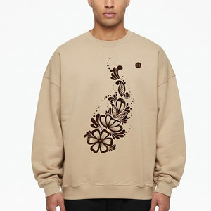 Sweat-shirt épais et tendance pour homme, en molleton doux et chaud, col rond, décontracté, idéal pour l'hiver, les sorties quotidiennes et les voyages - Product Image 1