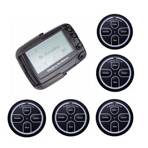 Pager Alfanumérico POCSAG de 433MHz, Receptor de Mensajes de Emergencia Inalámbrico con Pantalla LCD, Vibración, Uso en Hospitales y Clínicas, Resistente al Agua, 500m - Product Image 5