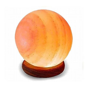 Lampe de Sel Rose de l'Himalaya Faite à la Main en Gros, Boule Sculptée, Veilleuse au Toucher Réel, Taille Personnalisée pour le Soulagement du Stress - Product Image 1