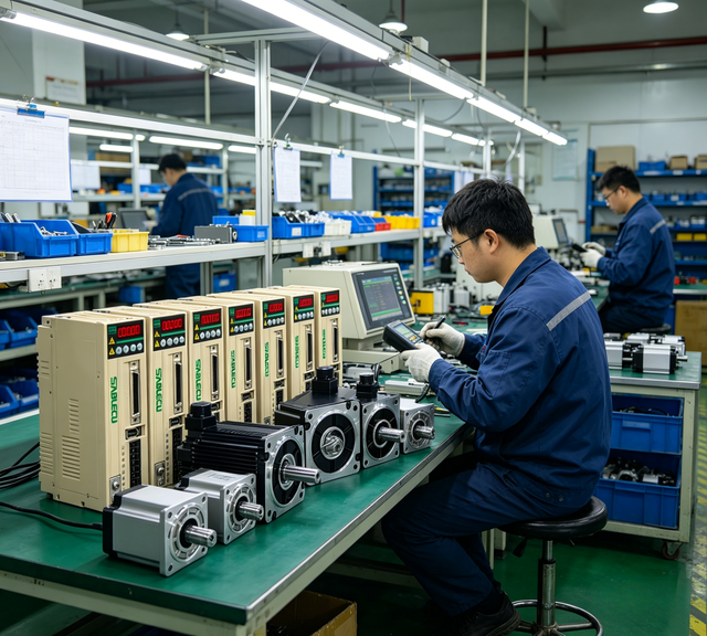 High Efficiency Three-Phase Induction 22kw Inversor Servodrive Pulse Controller Kit Motor China Top 10 Brand Ac Servo Drive