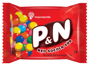 ลูกอมช็อกโกแลตนมสีสันสดใส P&N ฟิลลิ่งมิลค์ช็อกโกแลต ตัวเลือกอันดับต้นๆ ลูกอมรูปทรงกลมหลากสี รสหวาน คุณภาพเทียบเท่านมผง - Product Image 4