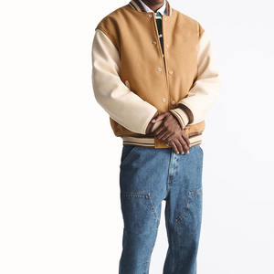 Plain Wool Custom Colors Men Varsity Jacket Best Supplier Soft Material Made Comfortable Varsity Jackets for Men - Product Image 4