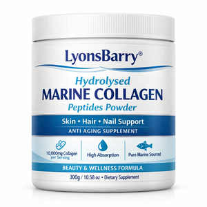 Poudre de peptides de collagène marin hydrolysé pour la peau, les cheveux et les ongles, complément anti-âge, fabrication OEM, marque privée, fabricant GMP - Product Image 2