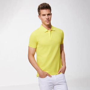 Chemises pour hommes de qualité supérieure, fabriquées en usine, en tricot solide respirant pour l'été, avec logo et couleur personnalisés - Product Image 5
