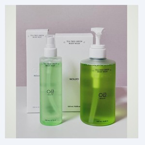 Set de Regalo para Baño WOLLYO Set Tea Tree Green Trouble Care: Gel de Ducha 500ml, Bruma Corporal 200ml, Mini Gel de Ducha de Regalo - Product Image 2