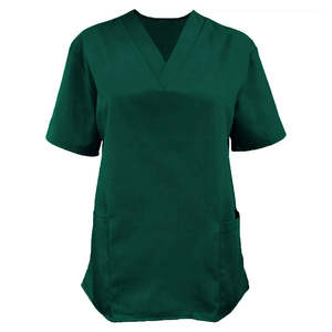 Tenues médicales respirantes en polyester 2 pièces sur mesure, vêtements confortables pour infirmières, tailles plus, uniformes de pharmacie pour hôpitaux - Product Image 4