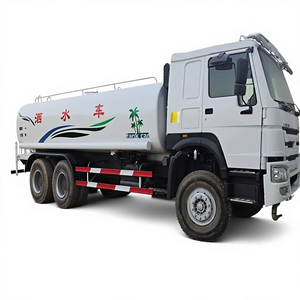 Camión Cisterna de Agua Howo 371 6*4 de Marca China, Usado, 20000 Litros, 6x4, para Limpieza de Tanques de Agua Municipales - Product Image 1