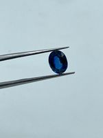 Kyanite naturelle de haute qualité, pierre précieuse bleu foncé, 1,59 carat, ovale, 6x8 mm, en vrac, pour la fabrication de bijoux