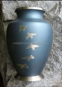 Urne souvenir en aluminium durable petit conteneur de cendres mémorial souvenir hommage mémoire personnelle conception durable - Product Image 5