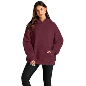 Sweat à capuche populaire personnalisé en coton 100 % avec cordon de serrage, style streetwear décontracté, impression en relief, pour homme, avec poche - Product Image 1