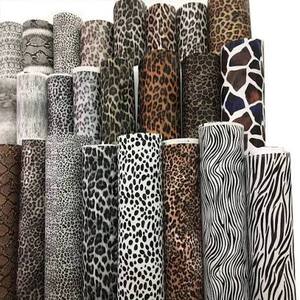 Popular Tela de Cuero Sintético PU con Estampado de Leopardo Metalizado para Bolsos DIY, Pendientes, Lazos y Manualidades - Product Image 3