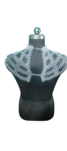 Collar de Armadura de Cota de Malla Hecho a Mano |   Capa Medieval para Hombros |    Accesorio de Disfraz para Cosplay y Feria Renacentista. - Product Image 4