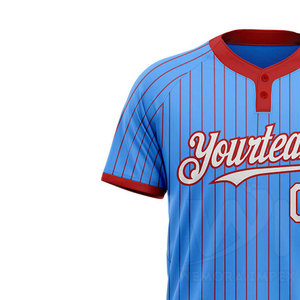 Venta Directa de Fábrica, Jersey de Béisbol de Manga Corta con Dos Botones, Nuevo Estilo Deportivo, Jersey de Béisbol con Dos Botones - Product Image 5