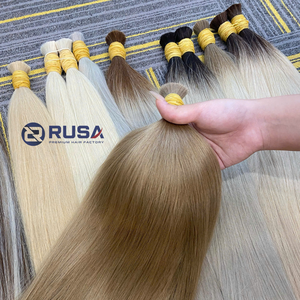 RUSA Hair - Paquetes de Cabello Humano Virgen Vietnamita de Estilo Libre, Súper Doble Trama, 100g, Colores Diversos, Trama Única - Product Image 3