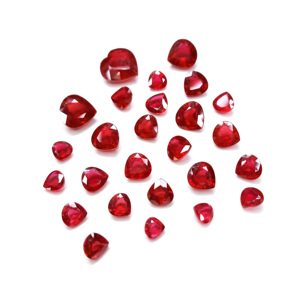 Rubis naturels de Bangkok calibrés 6 mm, rubis naturels facettés en vrac pour la fabrication de bijoux, prêts à l'emploi - Product Image 4